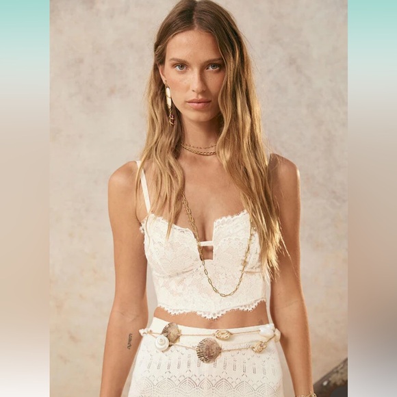 💥💥SALE!!💥💥 NWT Spell Designs Elegant Lux Lisbon Lace Bustier Corset Bralette